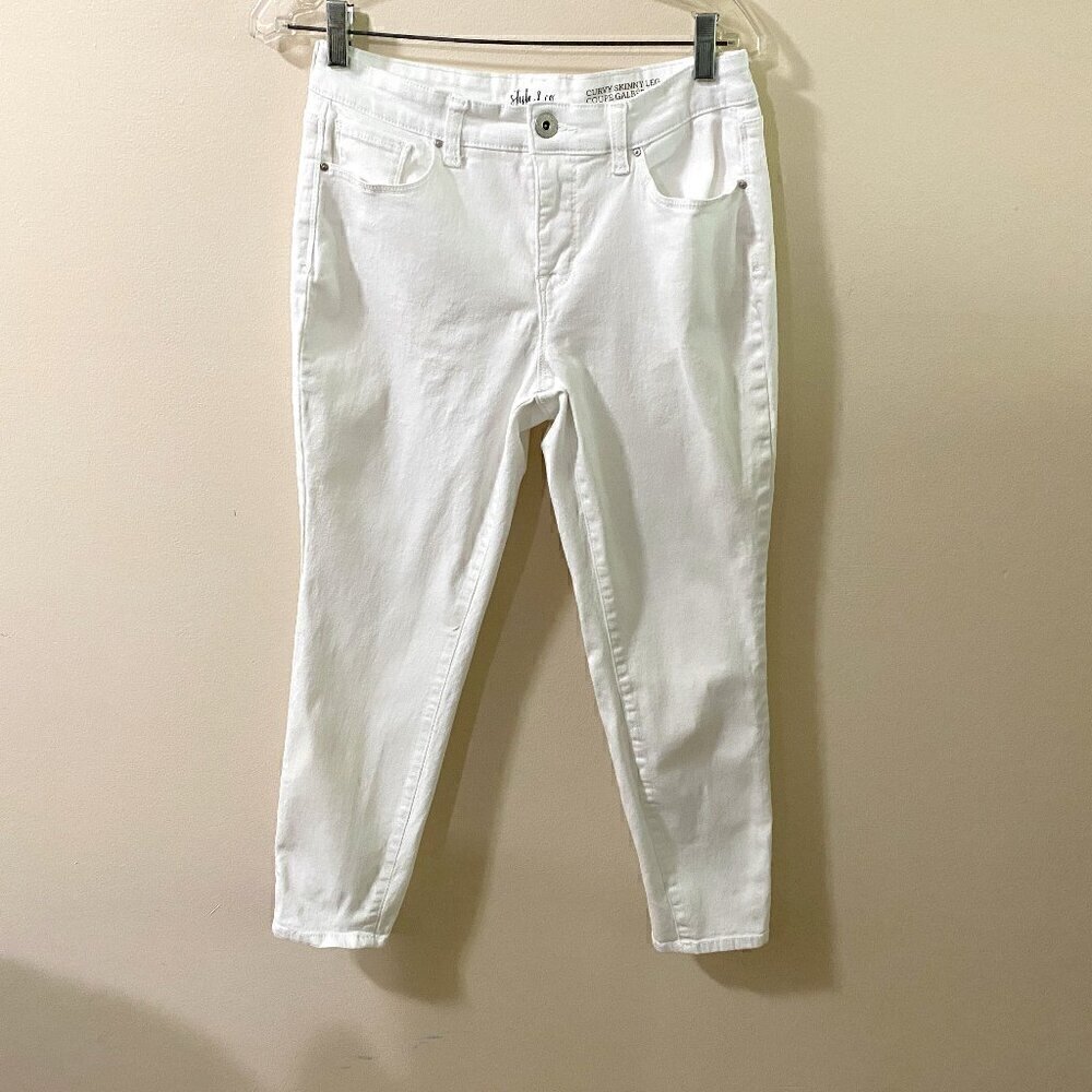 Style &  Co White Jeans